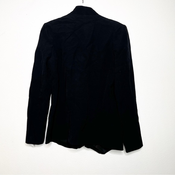 NWT Rebecca Minkoff Laughlin Crepe Blazer Classic Jacket in Black Career Office - Picture 5 of 7